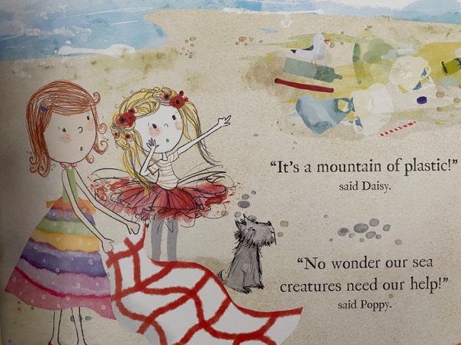 Princess Poppy Fantastic no Plastic- Janey Louise Jones & Jennie Poh illustration